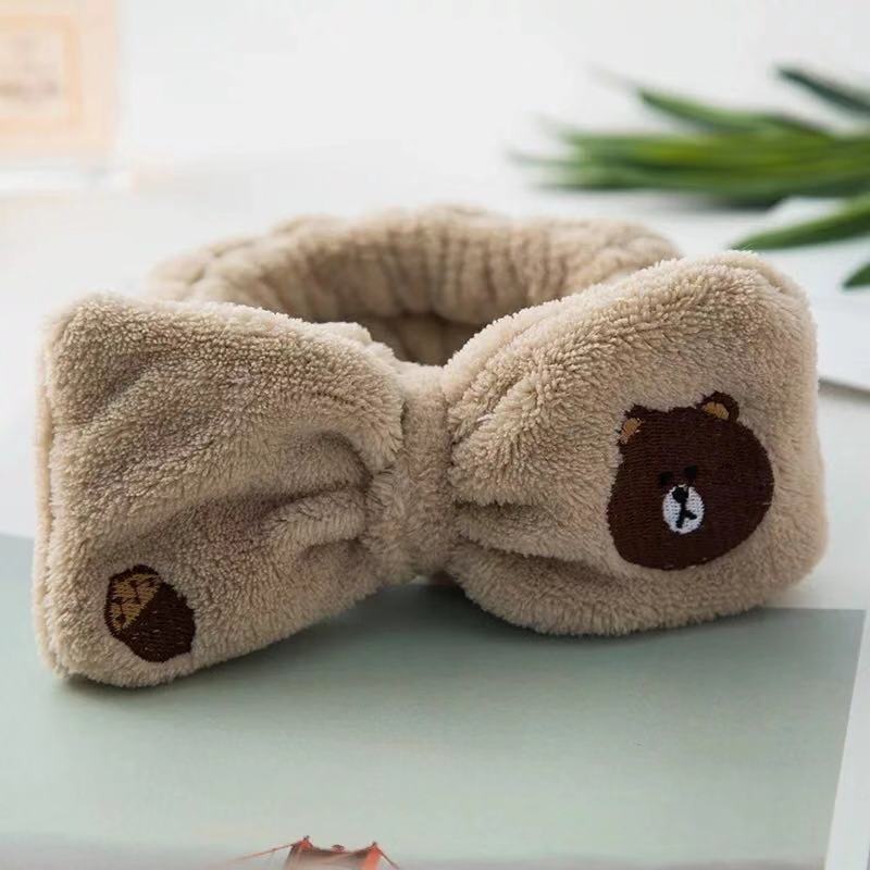 Băng đô rửa mặt trang điểm phong cách Hàn Quốc dễ thương