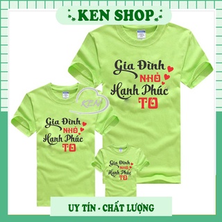Áo Thun Gia Đình nhỏ hạnh phúc to