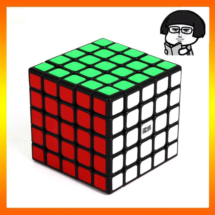 Rubik 5x5 - Rubik 5x5x5 Đen Sticker Hàng Cao Cấp Xoay Cực trơn, Cực Mượt