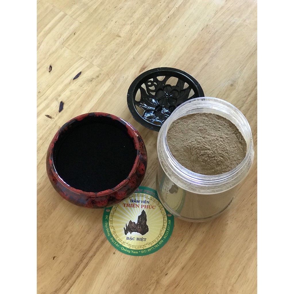 100g Bột Trầm hương Thiên Phúc - loại tốt,thơm ngọt,nhang sạch