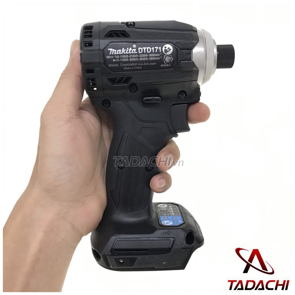 Máy vặn vít dùng pin 18V Makita DTD171ZB (Thân máy màu đen)