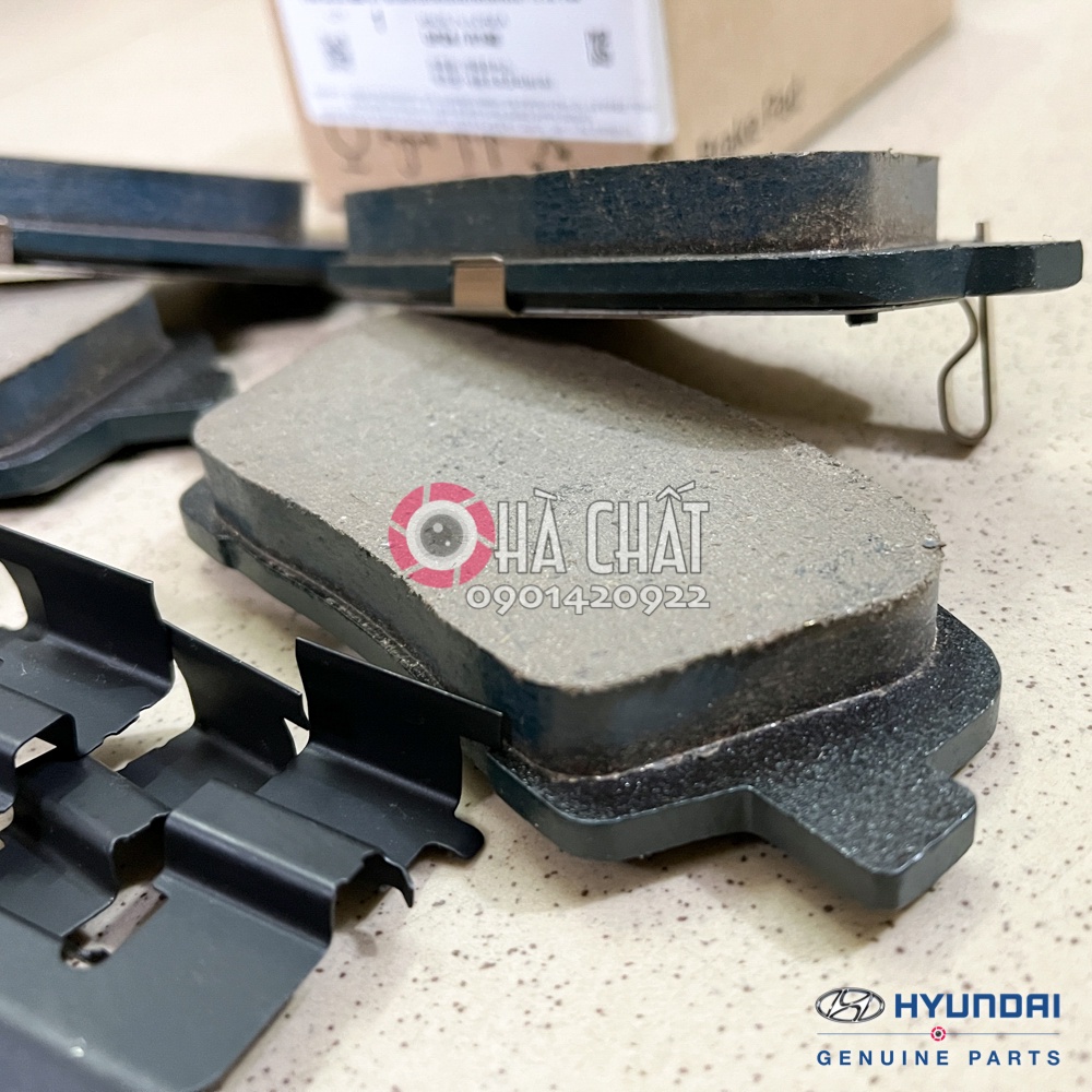 Má phanh trước & sau SANTAFE 🚘 nhập khẩu HYUNDAI MOBIS Hàn Quốc 🎯 Bảo hành 100% là hàng chính hãng