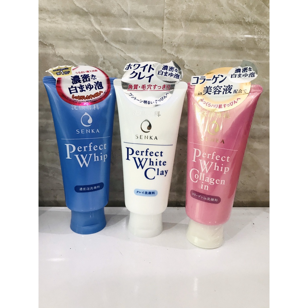 Sữa Rửa Mặt SENKA PERFECT WHIP Nhật Bản Tạo Bọt Siêu Mềm Mịn 120 g | BigBuy360 - bigbuy360.vn