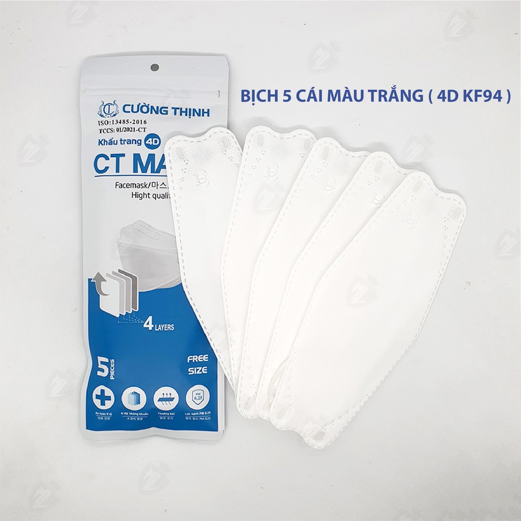 Khẩu trang y tế KF94 4 lớp chống bụi kháng khuẩn - Hàng chính hãng