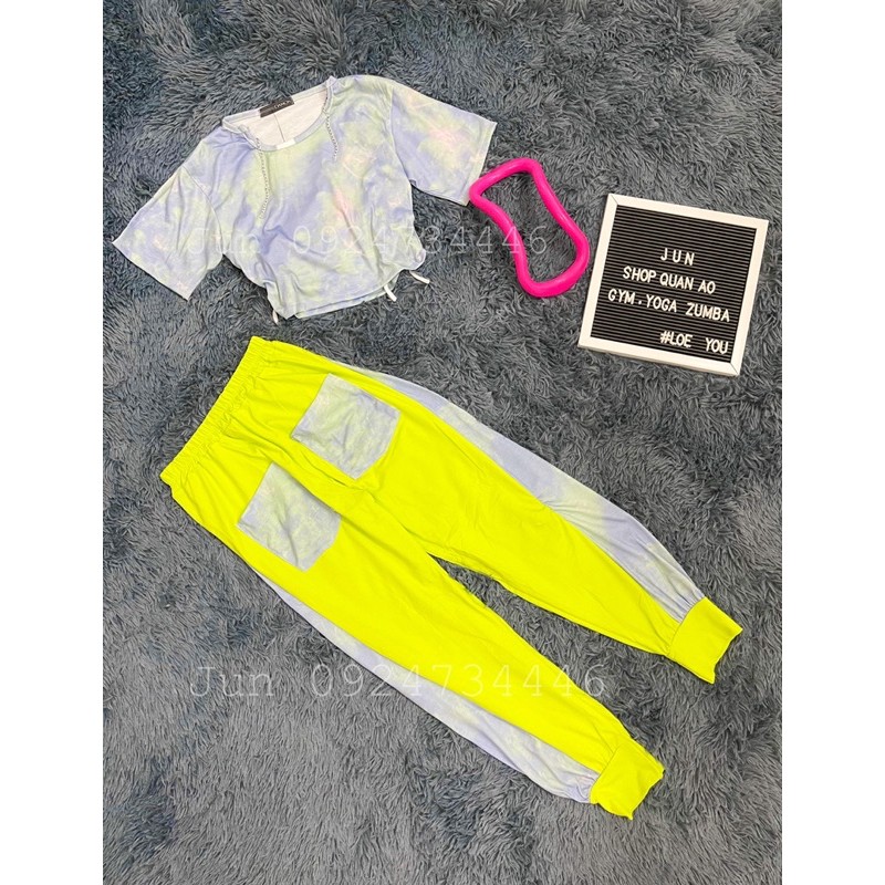 Set Bộ joger loang màu  thể thao
