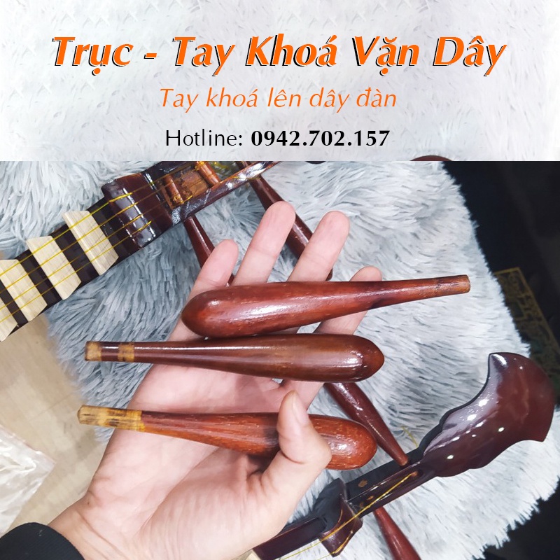 Tay Khoá Lên Dây Đàn - Trục Vặn Sỏ Dây Đàn Tỳ Bà, Đàn Nguyệt