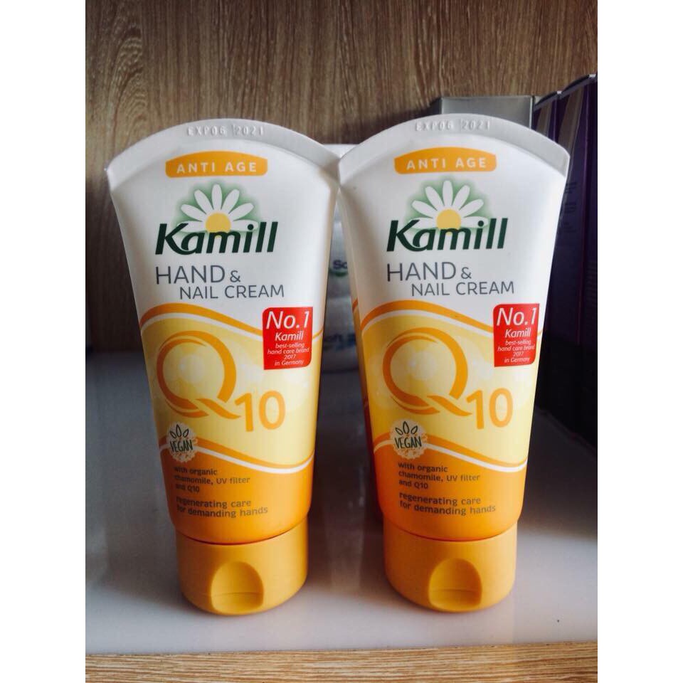 Kem dưỡng tay Kamill Hand & Nail cream Anti-Age Q10 Chống Lão Hóa 75ml