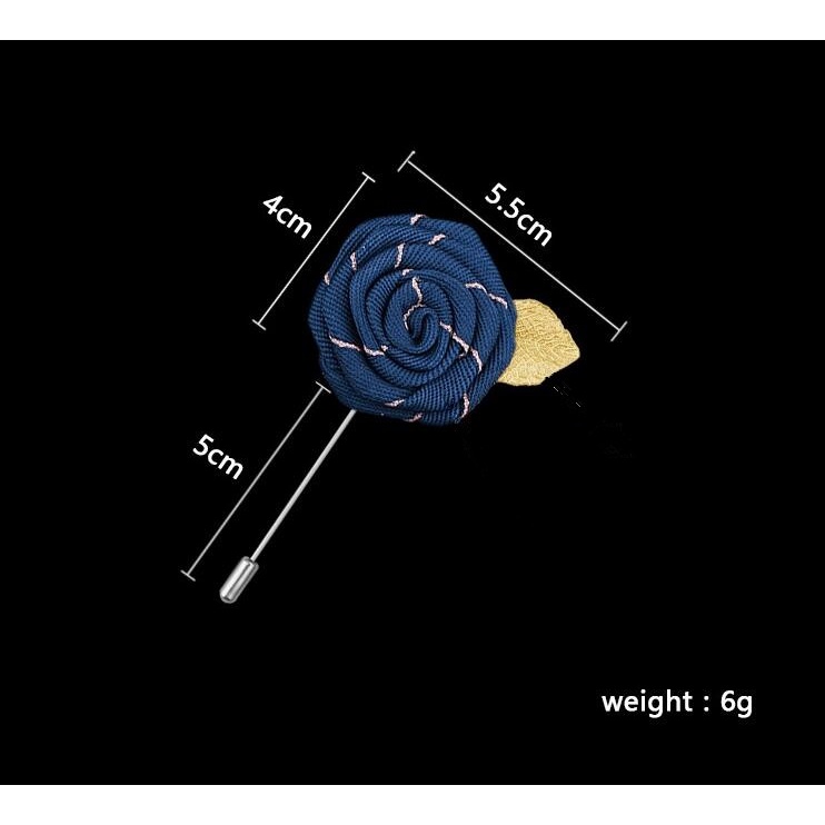EFAN Ghim Cài Áo Hình Hoa Hồng Ma Trận Bằng Vải Dày Dặn Phong Cách Hàn Quốc Cho Nam Và Nữ