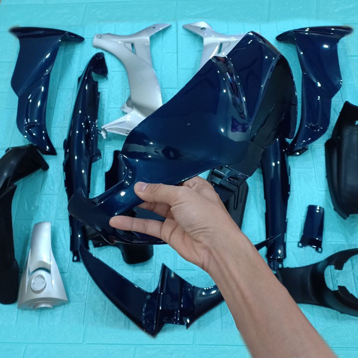 Bộ dàn áo Loại Phanh Đĩa xe JUPITER V - màu XANH NHỚT, nhựa nguyên sinh ABS