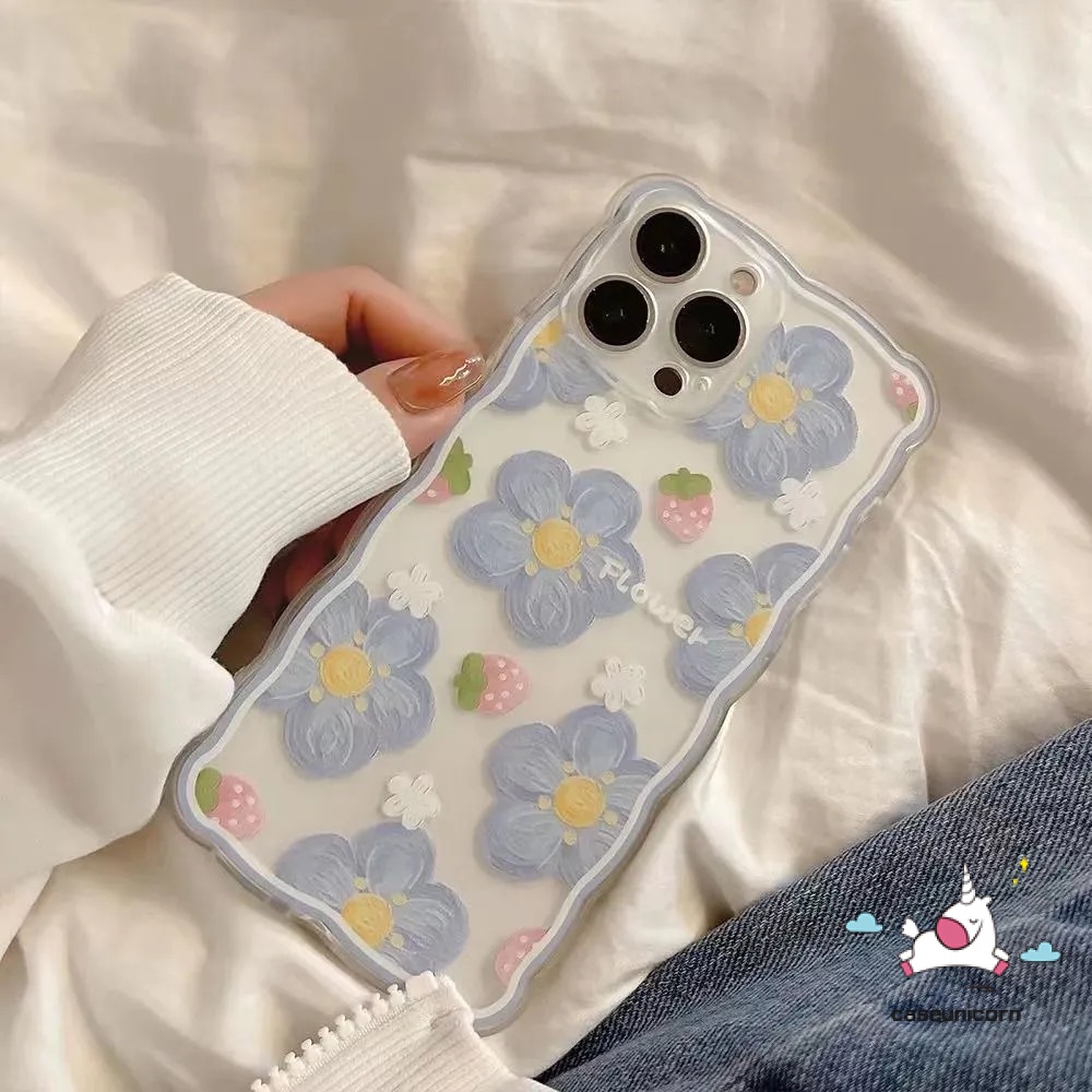 Ốp Điện Thoại Tpu Mềm Trong Suốt Chống Sốc Họa Tiết Hoa Mùa Hè Cho iPhone 11 13 12 Pro Max 7 8 6 6s Plus X XR XS Max SE 2020