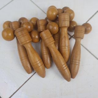 Dụng cụ mát xa mặt mũi BẰNG GỖ THƠM