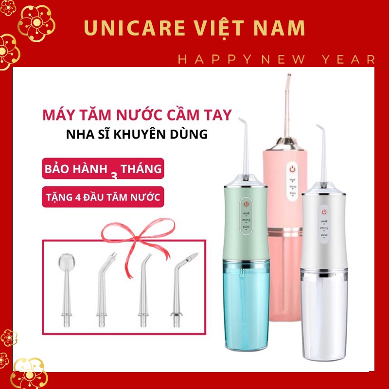 Máy tăm nước cầm tay Oral Irrigator - Tăm nước LISSA vệ sinh răng miệng sạch sâu được nha sĩ khuyên dùng