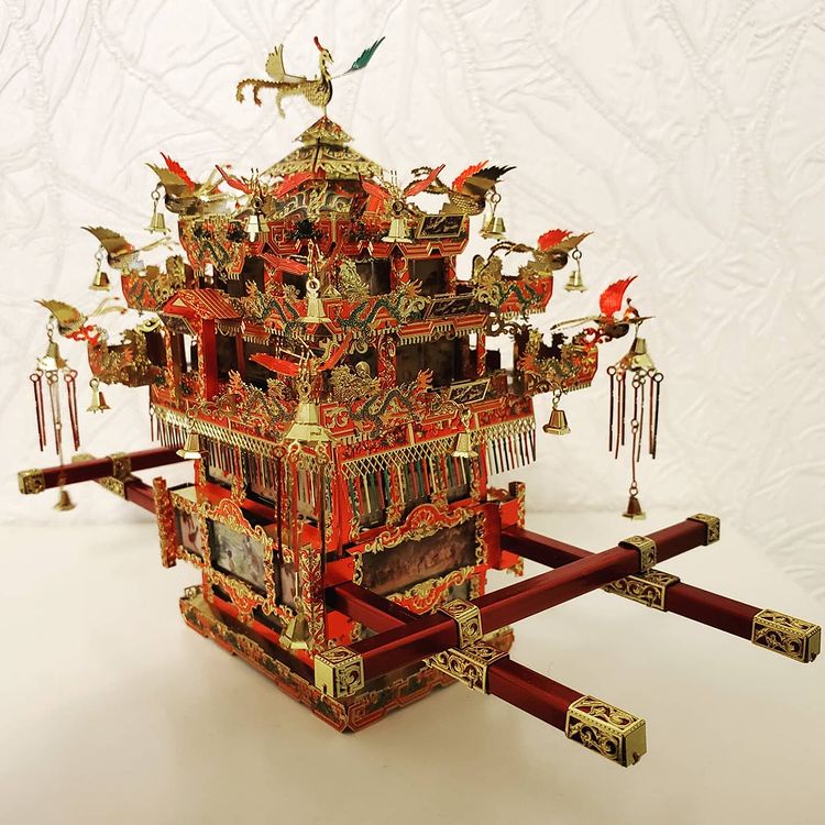 Mô Hình Kim Loại 3D Piececool Kiệu Hoa