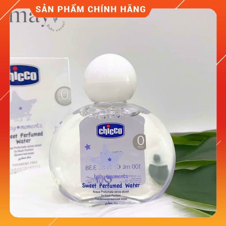 [Chính hãng] Nước Hoa Hương Tự Nhiên 0M+ Chicco 100ml Cho Bé Thơm Mát