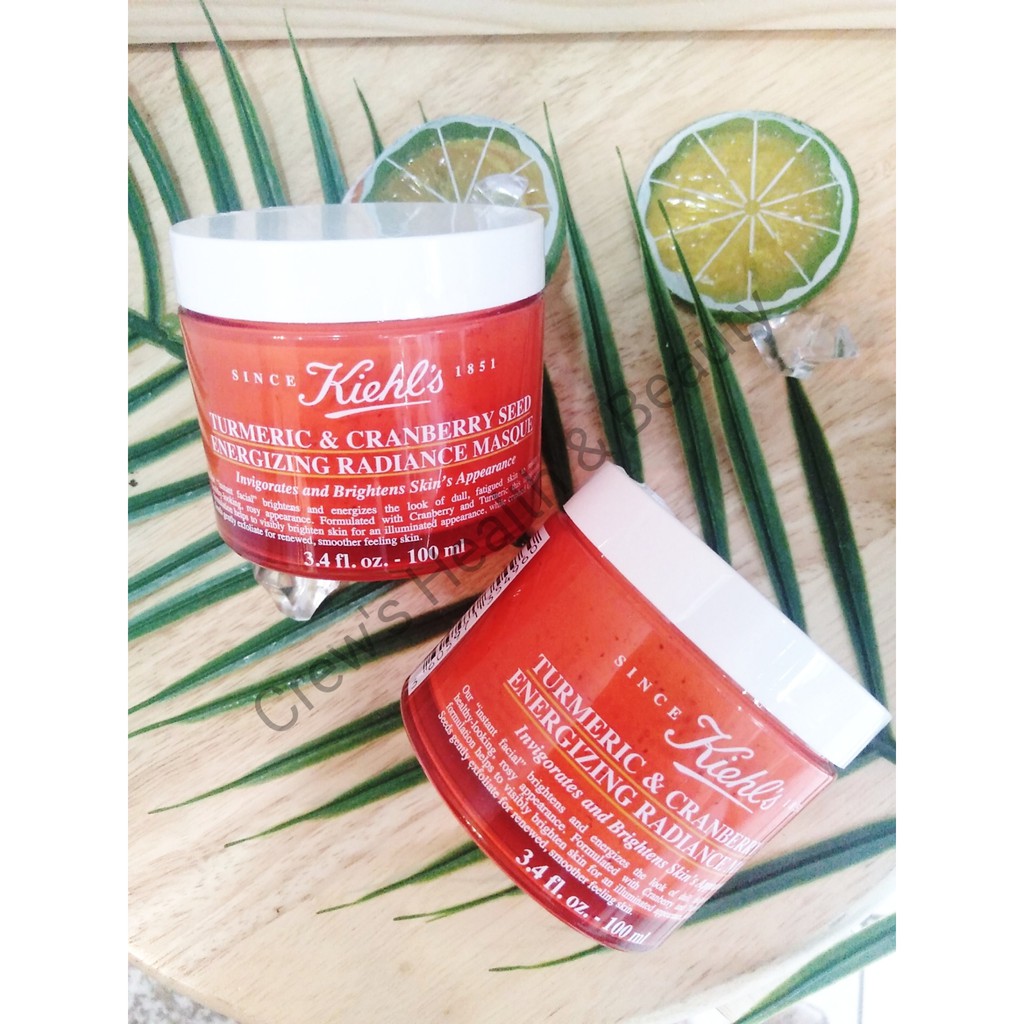MẶT NẠ MASK NGHỆ  100ml KIEHLS TURMERIC CANBERRY SEED MASQUE