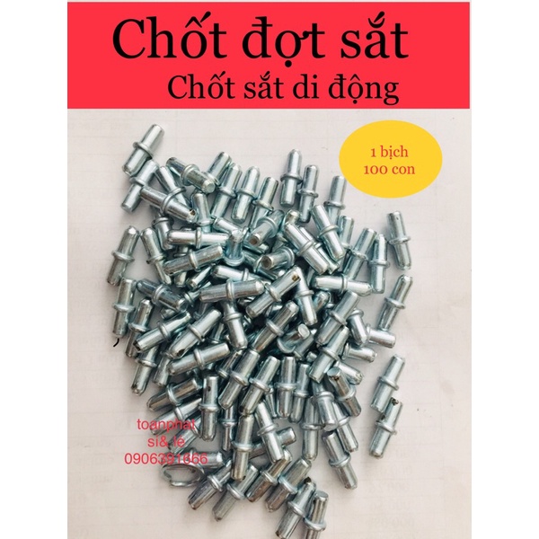 [100con] Chốt đợt sắt- chốt đỡ đợt di động