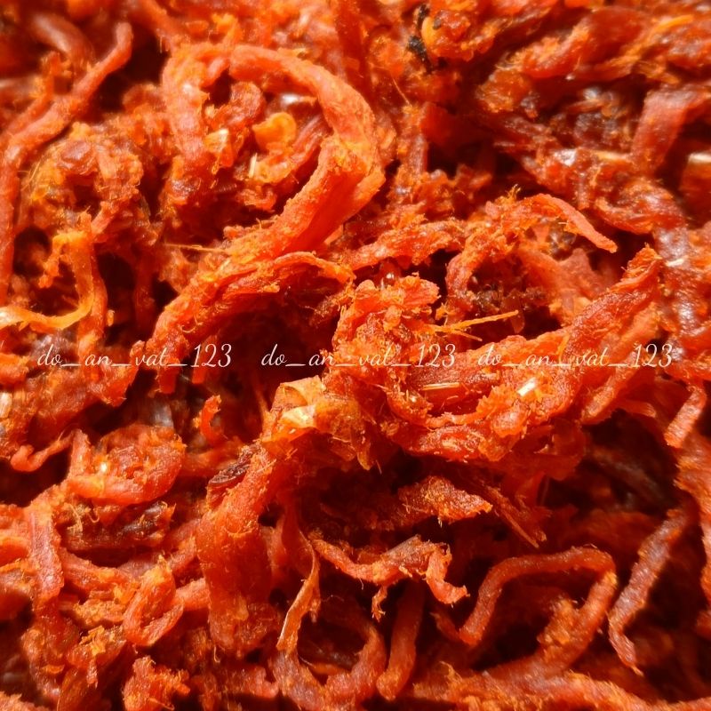 500g Thịt bò khô xé sợi khô heo giả bò sấy sợi thơm cay dai ngon