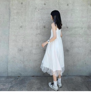 Váy 2 dây ren xinh xắn