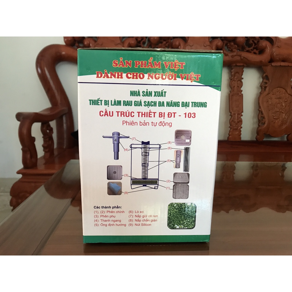 Thiết bị làm rau giá đỗ sạch DT-103