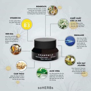 KEM DƯỠNG DA MẶT - CHAMOMILE WHITENING FACE CREAM