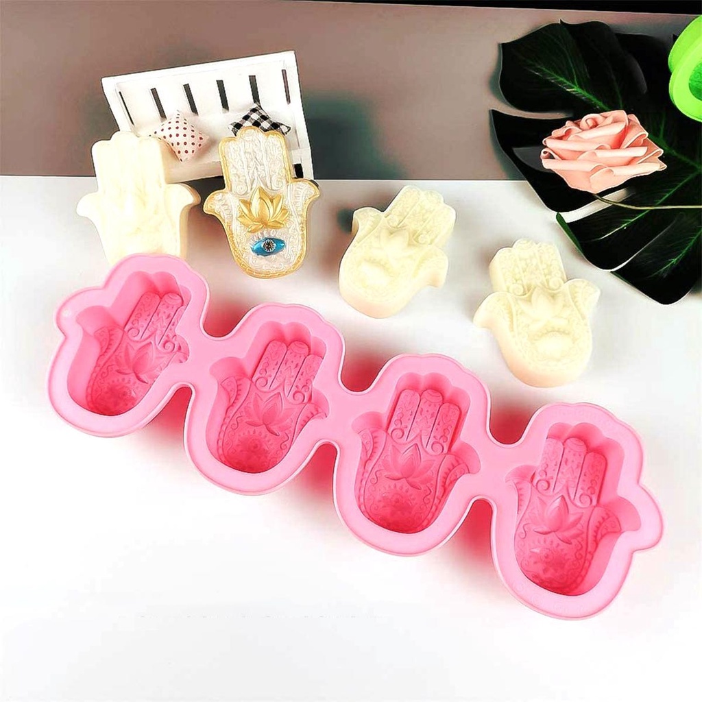 YIYU Khuôn Làm Xà Phòng Bằng Silicone Hình Mắt Quỷ Độc Đáo