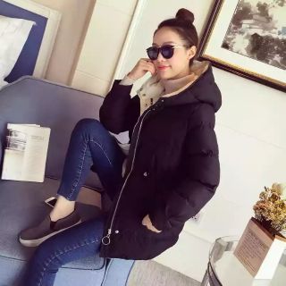 Áo phao nữ cao cấp có mũ