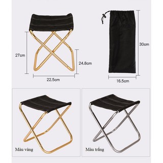 Ghế xếp câu cá nhỏ gọn, tiện ích dễ dàng mang đi