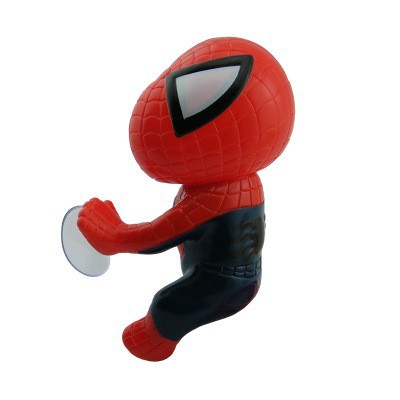 Người nhện spider-man gắn kính xe hơi trang trí nhà cửa HÌNH THẬT 2 màu đen đỏ