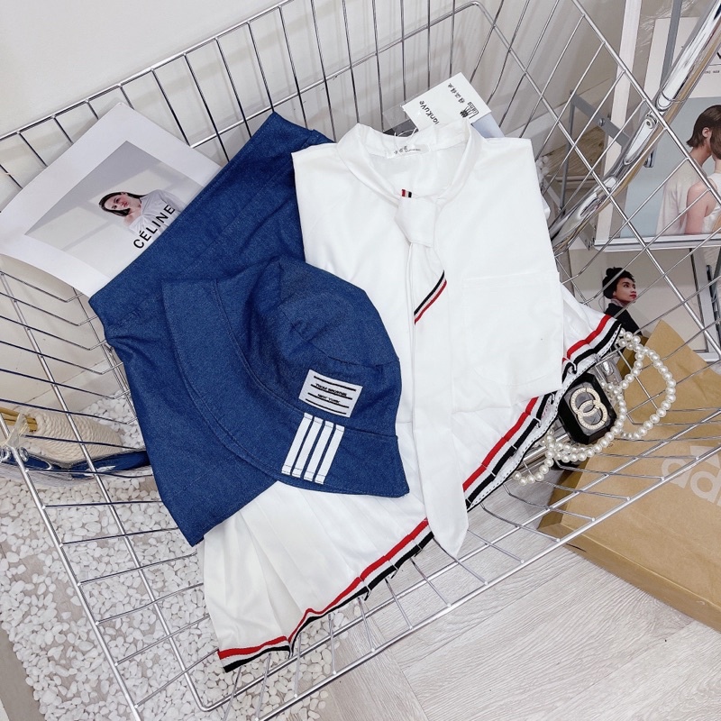 Set bộ sơ mi chân váy Thome