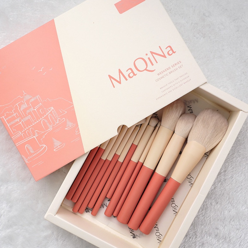 Set 12 Cọ Trang Điểm Phấn Phủ / Phấn Mắt / Phấn Nền Lông Mềm JP1