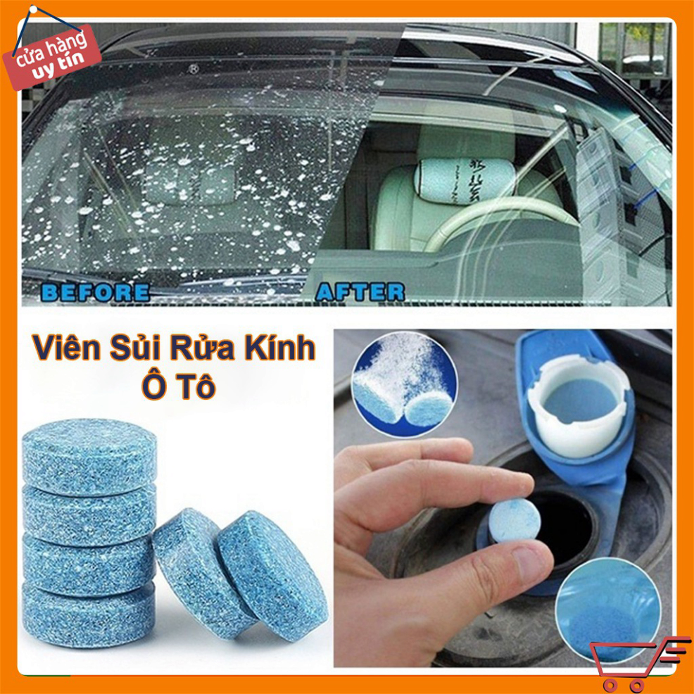 Caraccessory Viên Sủi Rửa Kính Ô Tô - 1 Viên Phụ kiện ô tô 24h