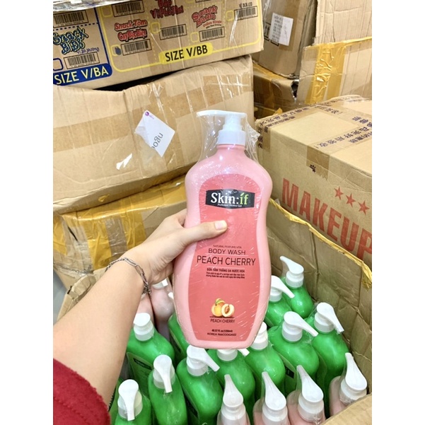 Sữa Tắm Trái Cây Skin:if Dưỡng Trắng Da