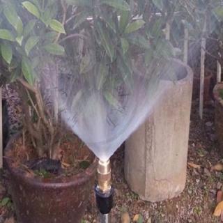 Bộ tưới cây tự động 12 đầu phun sương bằng đồng kèm van nước hẹn giờ