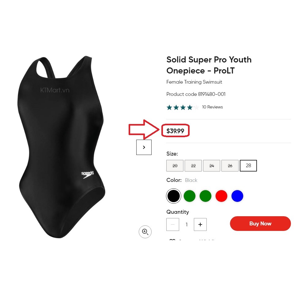 Đồ bơi trẻ em Speedo Solid Super Pro Youth Onepiece ProLT 8191480 size 26, 28, 30