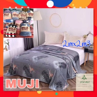 [Hàng chuẩn 1,3kg] Chăn tuyết mịn MUJI - hàng nhập khẩu, chuẩn loại 1