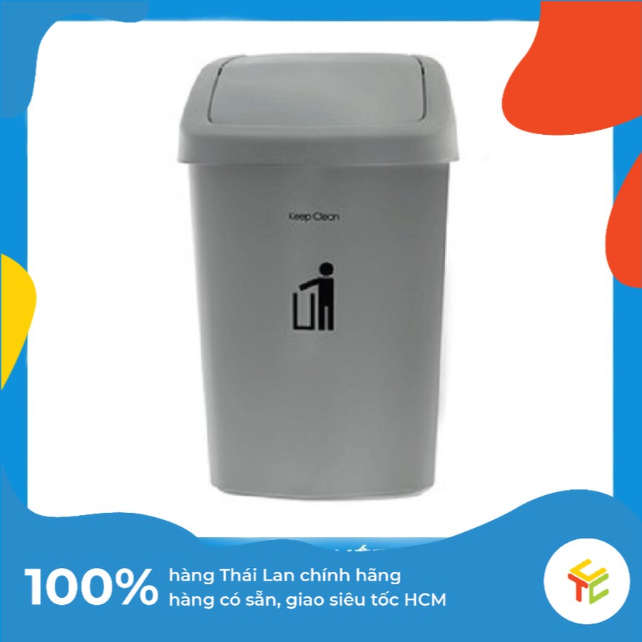 Thùng Rác Nắp Lật 25 Lít Keep Clean HH 207P-DKW Thái Lan chính hãng