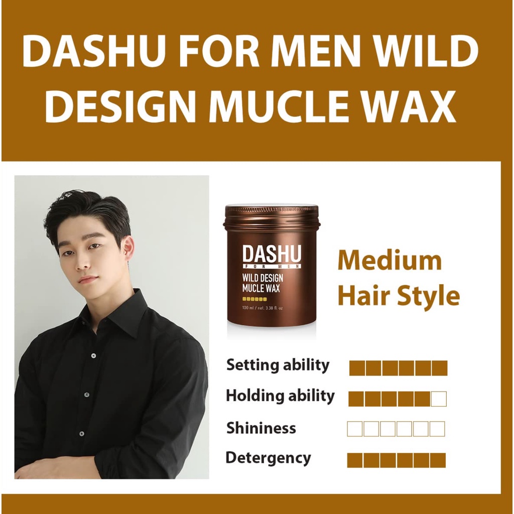 Sáp Vuốt Tóc Dashu 100ml Cao Cấp Cho Nam
