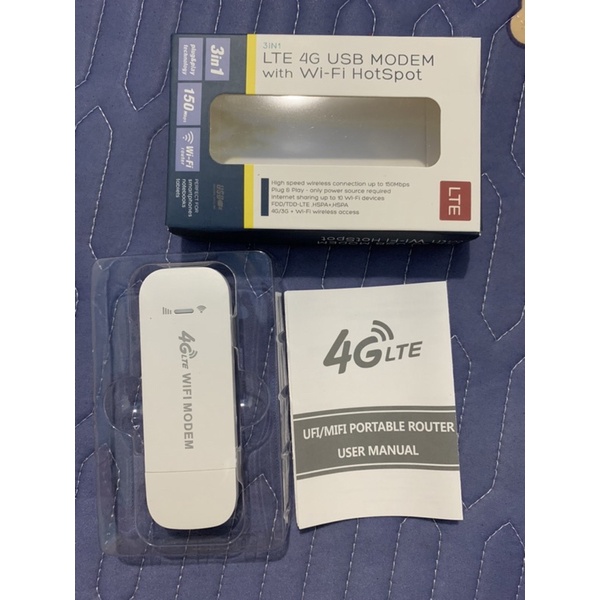 Thẻ USB modem phát điều hướng mạng Wifi 4G LTE không dây 150Mbps