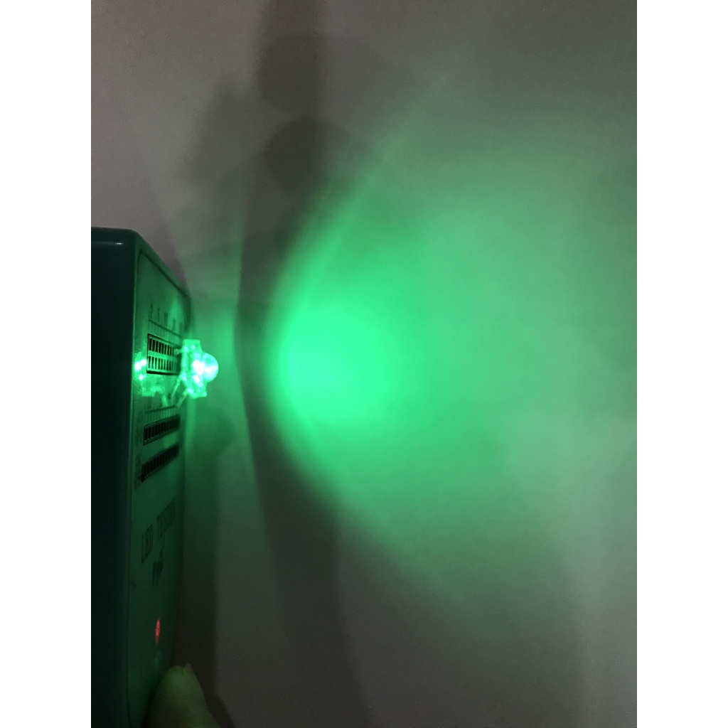 Led High Flux vuông 4 chân đầu bóng 5mm siêu sáng