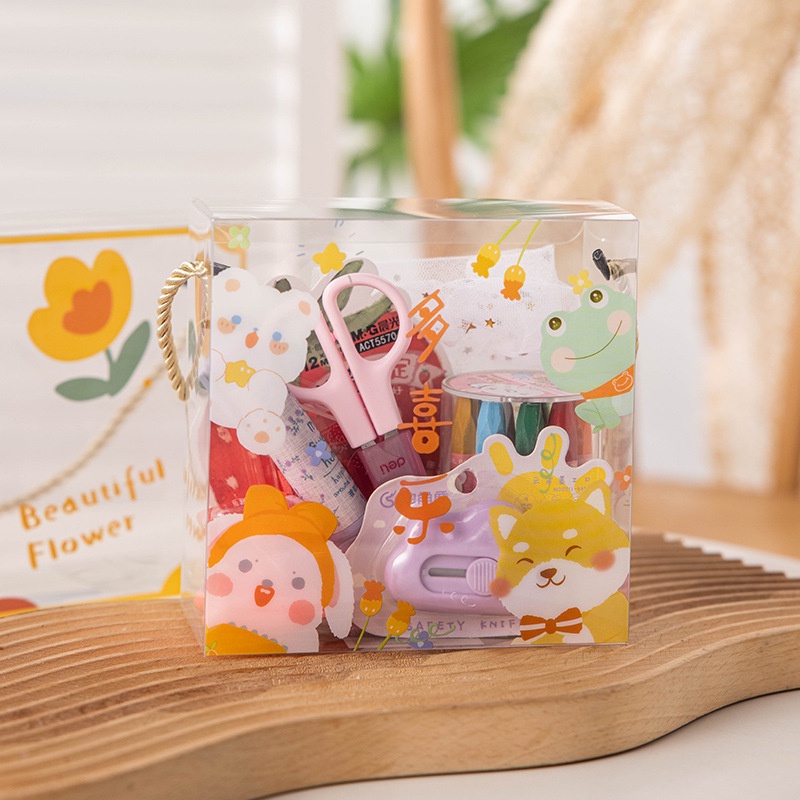 Hộp mica/Hộp nhựa PVC trong suốt quà tặng Valentine ngày lễ tình nhân 14/2 ngọt ngào,  lãng mạn, dễ thương
