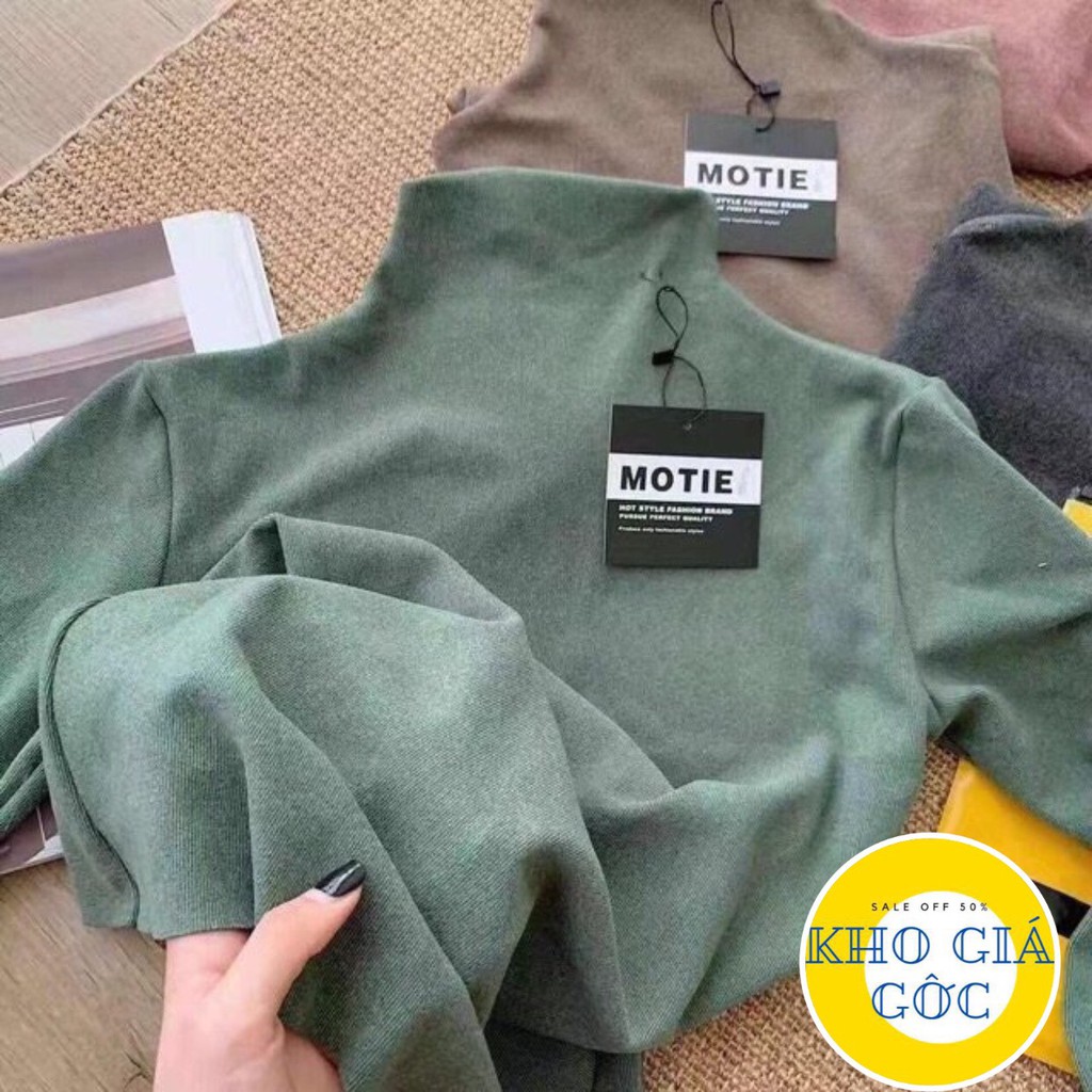 Áo Giữ Nhiệt Cổ 3 Phân Xuất Nhật MoTie