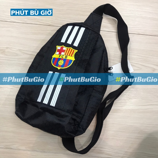TÚI ĐEO CHÉO BARCA/ CLB BARCA ĐEN CAO CẤP - Phút Bù Giờ Sport
