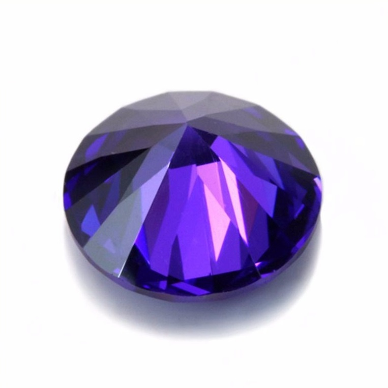 Sỉ Đá Cubic Zirconia  loại 5A Tím - Kim cương nhân tạo Siêu Cứng Thụy Sỹ