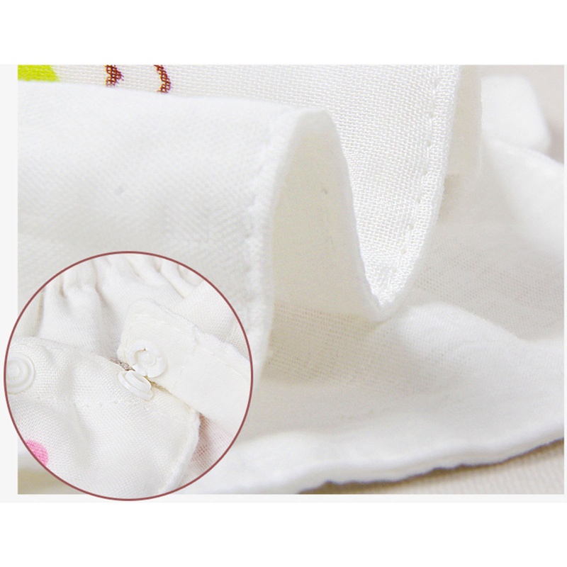 Set 2 Yếm Ăn Cotton Sợi Tre Xoay 360 Độ In Họa Tiết Hoạt Hình Cho Bé Sơ Sinh