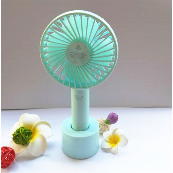 Quạt Mini Cầm Tay Sạc USB Có Chân Đế Để Bàn Gió Cực Mát | BigBuy360 - bigbuy360.vn