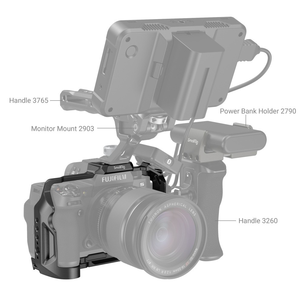 Khung Cage Bảo Vệ Máy Ảnh SmallRig Dành Cho Máy Ảnh Fujifilm X-H2s / Fujifilm X-H2 - SmallRig Cage 3934