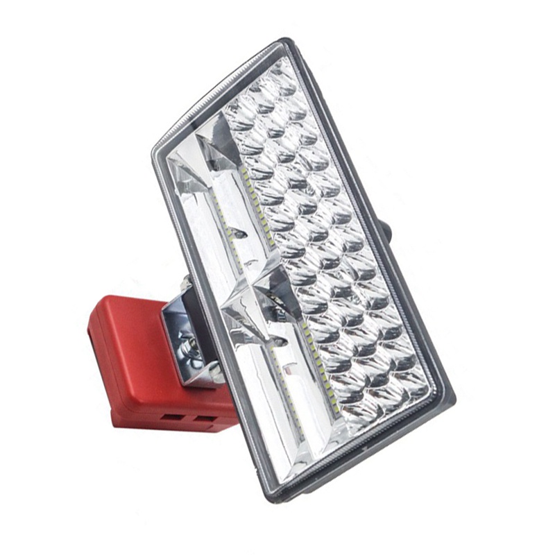 Đèn Pin Hai Cổng USB Chuyên Dụng Cho Milwaukee M18 14.4V 18V Li-Ion