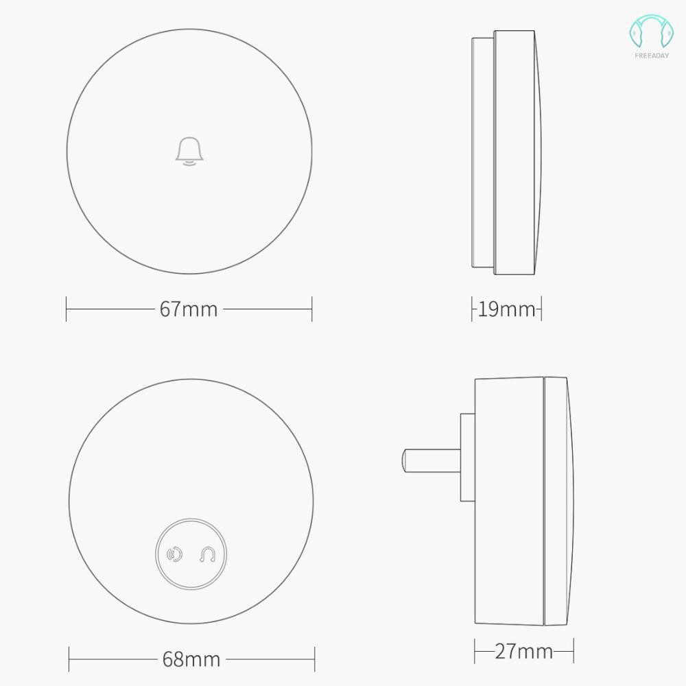 Chuông Cửa Không Dây Mijia Linptech