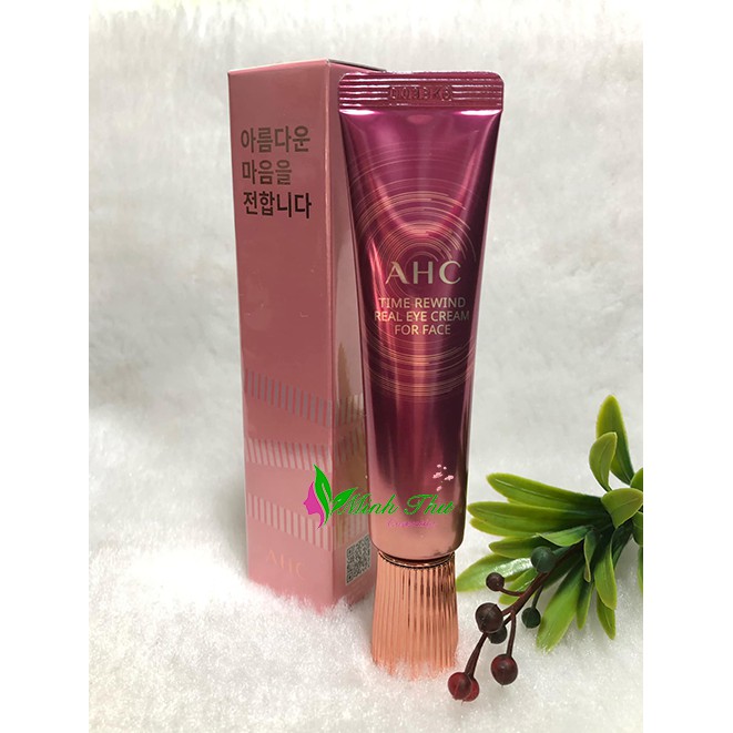 [Mẫu mới 2020] Kem dưỡng thâm và chống nhăn vùng mắt AHC Ageless Real Eye Cream For Face 30ml