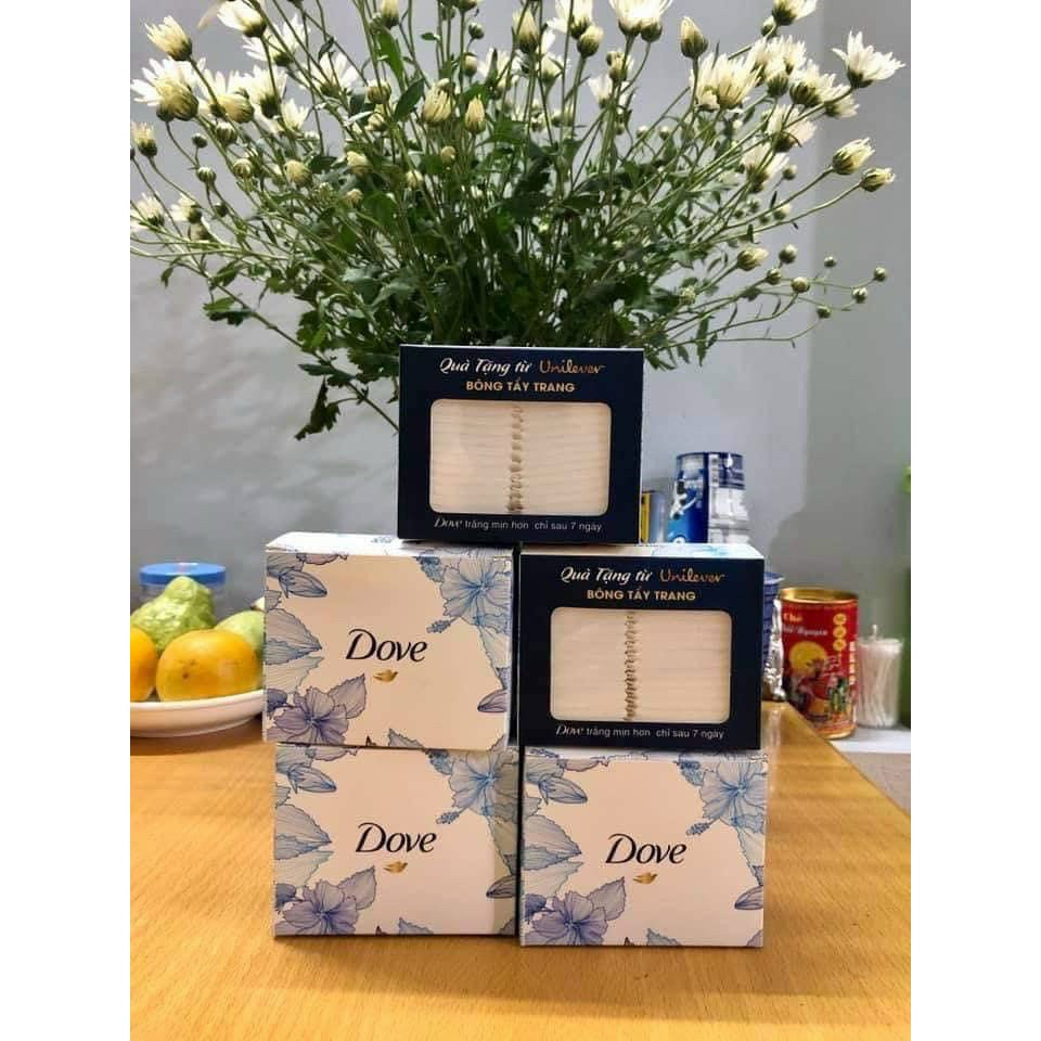 Bông tẩy trang Dove combo 5 hộp